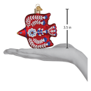 Folkfeather Thrush Ornament