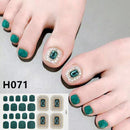 Removable Nail Metal Toe Nail Sticker