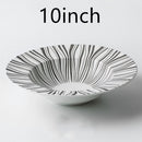 Nordic simple and creative straw hat tray