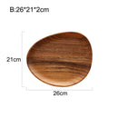 Acacia Japanese Snack Plate Non-standard Snack Plate