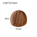 Acacia Japanese Snack Plate Non-standard Snack Plate