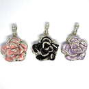 Diamond-Studded Metal Rose Flower USB Drive