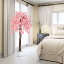 5.5 FT Tall Artificial Cherry Blossom Tree with Pink/White Flowers 1 Pack