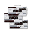 Kitchen Decoration Wall Stickers Black And White Classic