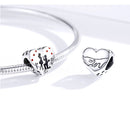 Sterling Silver S925 Creative Romantic Couple Silver Pendant