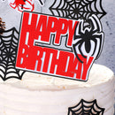 Spider Web Cake Decoration Card