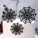 Spider Web Cake Decoration Card