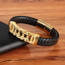 Leather Braided Bracelet Custom