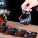Kiln Stone Mill Anti-Scalding Silver Tea Set