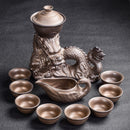 Kiln Stone Mill Anti-Scalding Silver Tea Set