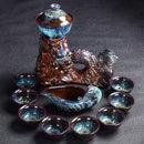 Kiln Stone Mill Anti-Scalding Silver Tea Set