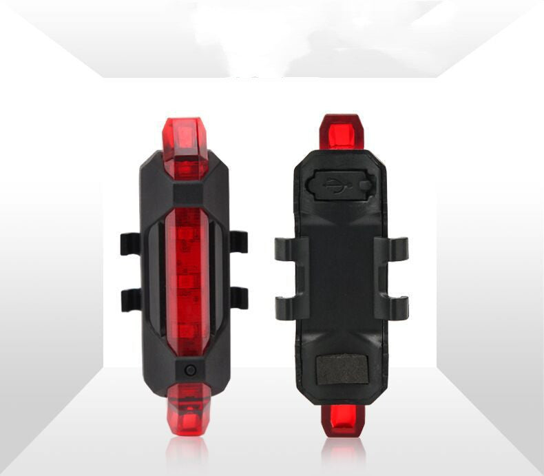 USB Rechargeable LED Bicycle Front & Back Light Set