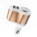 Universal Car Charger Dual USB Fast Charge Adapter