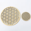 Wooden Geometric Wall Art, Meditation Decor