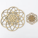 Wooden Geometric Wall Art, Meditation Decor