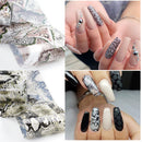 Nail Art Sticker Snake Skin Animal Grain Star