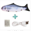 Electric Funny Cat Simulation Fish Beating Usb Jumping Cat Toy