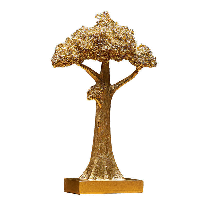 Golden Lucky Tree Decoration, Desk Decor