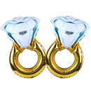 Diamond Ring Foil Balloon for Proposal and Wedding Room Decoration