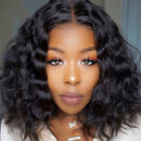 European and American Short Curly Afro Wig