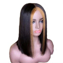 European Style Lace Front Wig Straight Human Hair