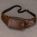 Leather Phone Messenger Bag Men's Fashion
