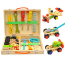 Children’s Wooden Toolbox Toy Set – Multi-Purpose Maintenance & Assembly