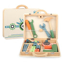 Children’s Wooden Toolbox Toy Set – Multi-Purpose Maintenance & Assembly