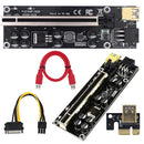 PCI-E Riser Card 009s Plus: PCIe X16 Adapter with USB 3.0 Cable