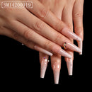 Assemble Ballet Nails Trapezoidal Coffin Fake Nails