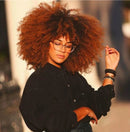 European American Short Curly Wig