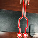 Motorcycle Helmet LED Signal Light Strip DIY Kit
