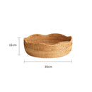 Storage Basket Hand-Woven Basket Bamboo Woven Bamboo Basket Bamboo Basket