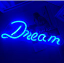 Led Creative Lighting Pendant Uppercase And Lowercase Dream Acrylic Backboard Neon Light