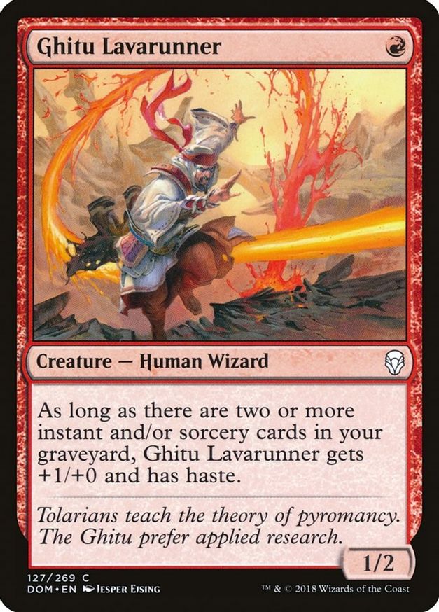 Ghitu Lavarunner | 127 | Dominaria
