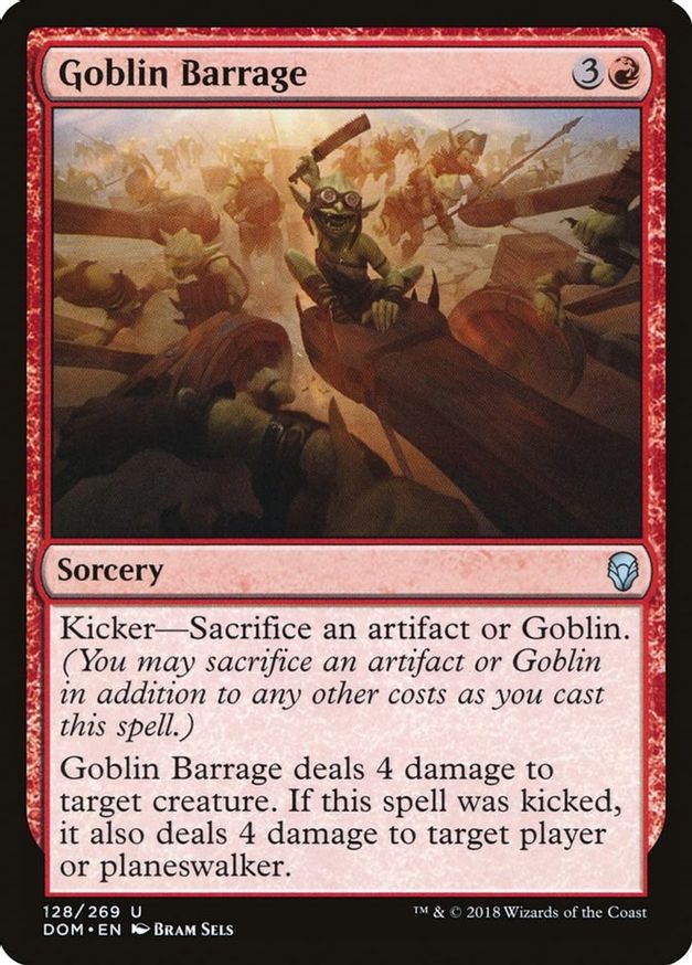 Goblin Barrage | 128 | Dominaria