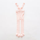 Combed cotton baby crawling cross overalls
