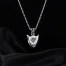 European Stainless Steel Shield Pendant