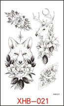 Flower Arm Tattoo Stickers, Night Market Tattoos