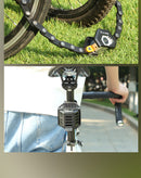 Hamburg Alloy Foldable Bike Lock – Anti-Theft with 3 Keys & Mount Bracket