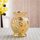 Ceramic Gold Vase European Home Decor