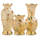 Ceramic Gold Vase European Home Decor