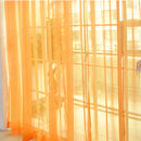 Solid Tulle Modern Sheer Curtains