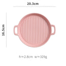 Binaural Ceramic Pizza Tray