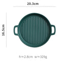 Binaural Ceramic Pizza Tray
