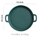 Binaural Ceramic Pizza Tray