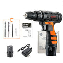 12V Lithium Electric Drill Rechargeable Multifunctional Household Electric Screwdriver