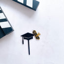 Graduation Cake Topper Acrylic Letter Flag
