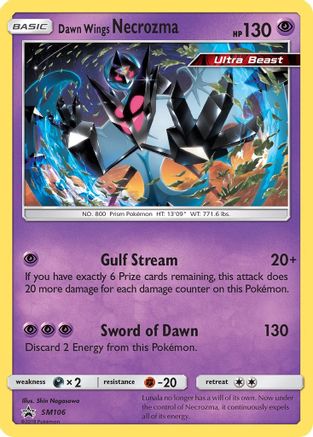 Dawn Wings Necrozma SM106/248 - SM Promos Holofoil