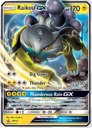 Raikou GX SM121/248 - SM Promos Holofoil